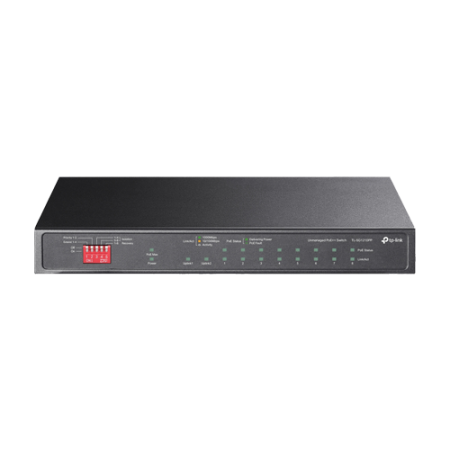 Switch 2 x RJ45 1G PoE++, 6 x RJ45 1G PoE+, 1 x RJ45 1G, 1 x combo RJ45/SFP 1G, Unmanaged - TP-Link TL-SG1210PP TP-LINK - 1